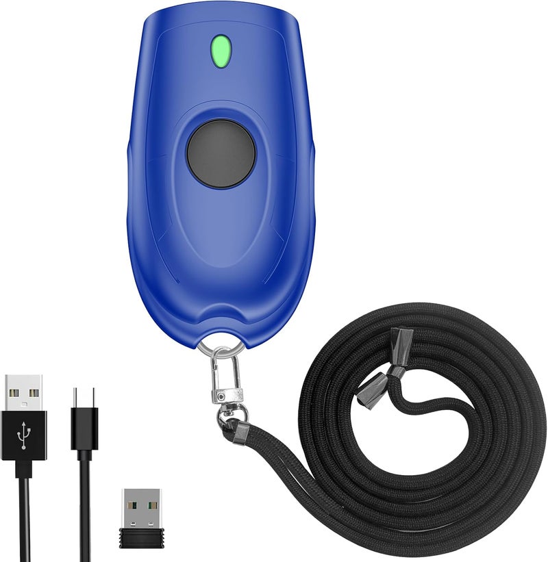 symcode Bluetooth 2D Barcode Scanner Mini Portable QR Code Scanner 3-in-1 Bluetooth & 2.4G Wireless & USB Wired Barcode Scanner with Android,iOS,Computers,Windows - Image 1